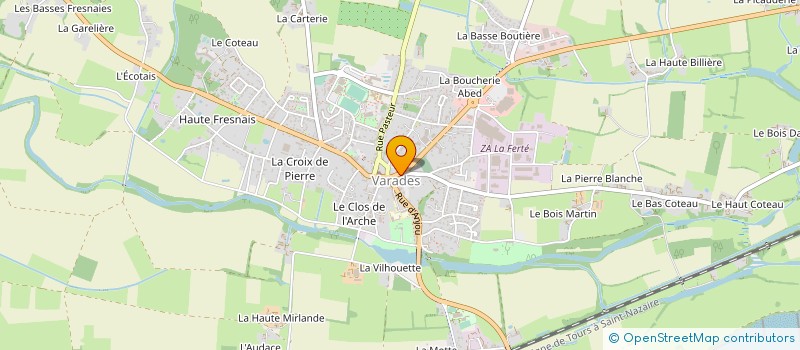 localisation de l'entreprise MADAME MARINE MENARD à LOIREAUXENCE