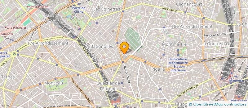 localisation de l'entreprise MADAME MARINE MENETRIER  PARIS