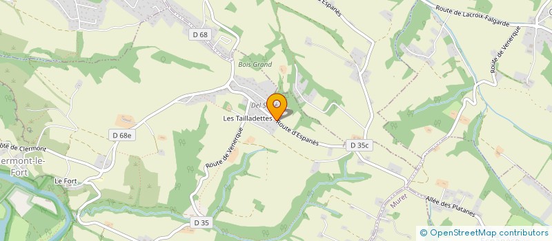 localisation de l'entreprise MADAME MARINE MENGUAL  CLERMONT-LE-FORT