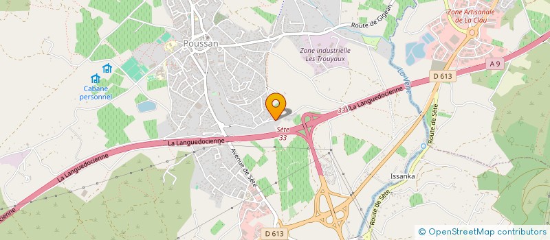 localisation de l'entreprise MADAME MARINE MERLAND  POUSSAN