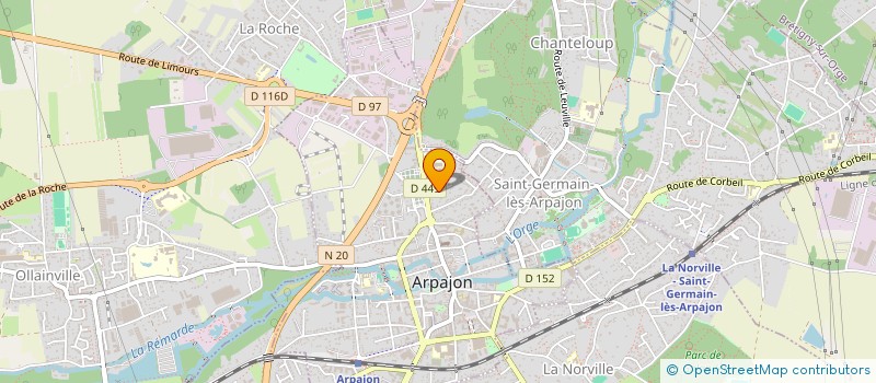 localisation de l'entreprise MADAME MARINE MESSAGER à ARPAJON