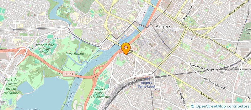 localisation de l'entreprise MADAME MARINE METAY à ANGERS