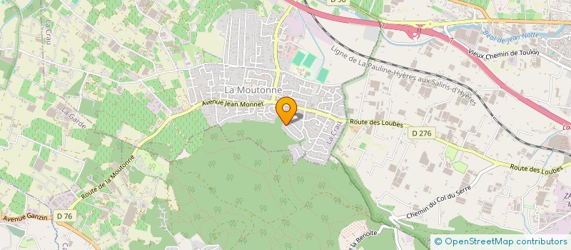 localisation de l'entreprise MADAME MARINE METZGER  LA CRAU