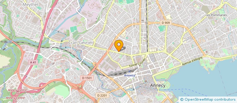 localisation de l'entreprise MADAME MARINE MEUNIER à ANNECY