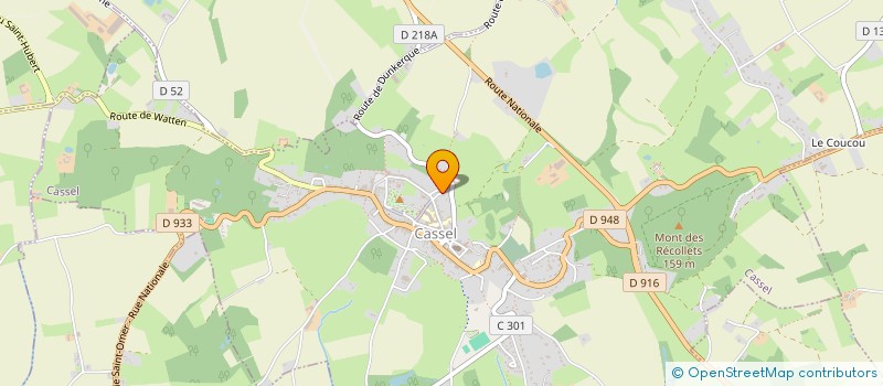 localisation de l'entreprise MADAME MARINE MILLE  CASSEL