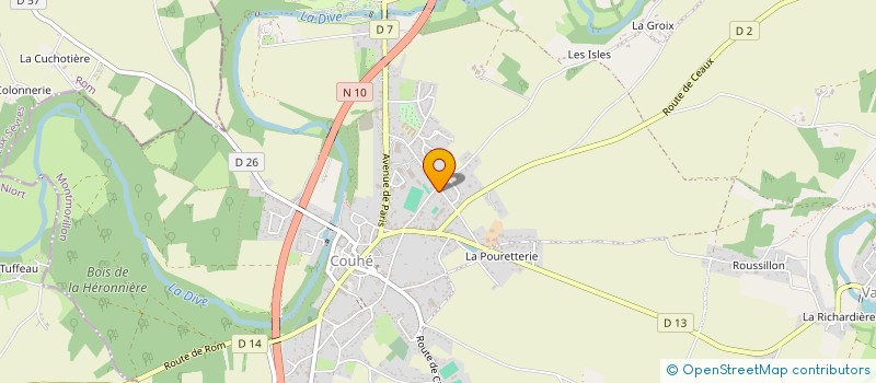 localisation de l'entreprise MADAME MARINE MIRBEAUX  VALENCE-EN-POITOU