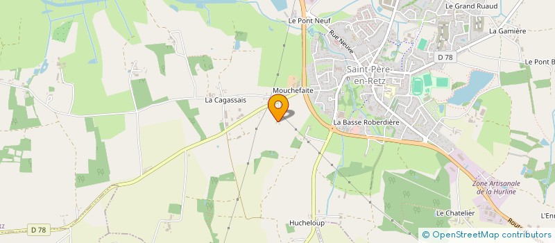 localisation de l'entreprise MADAME MARINE MITARD  SAINT-PERE-EN-RETZ