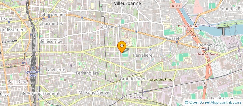 localisation de l'entreprise MADAME MARINE MOINDROT  VILLEURBANNE