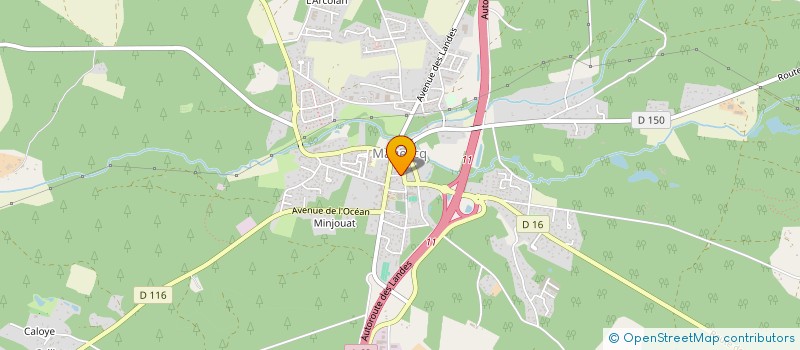 localisation de l'entreprise MADAME MARINE MOLES  MAGESCQ