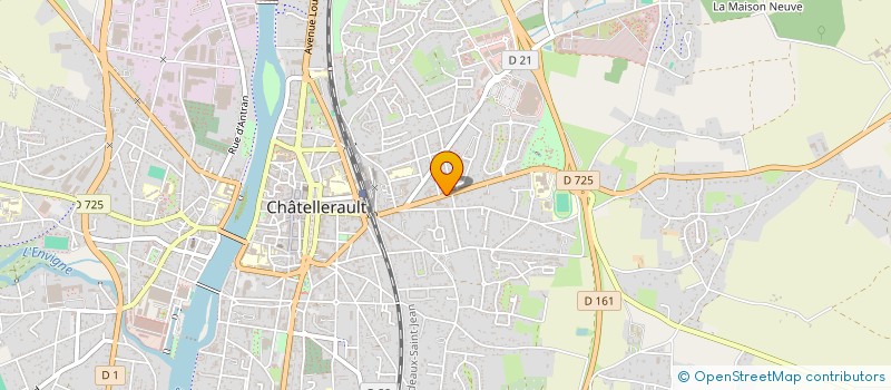 localisation de l'entreprise MADAME MARINE MOLVINGER  CHATELLERAULT