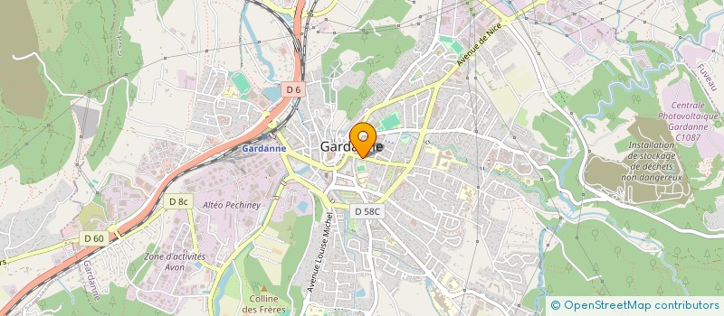 localisation de l'entreprise MADAME MARINE MONCHO  GARDANNE