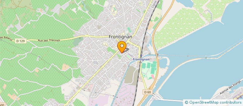 localisation de l'entreprise MADAME MARINE MONFORT à FRONTIGNAN