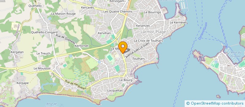 localisation de l'entreprise MADAME MARINE MONNET  LARMOR-PLAGE