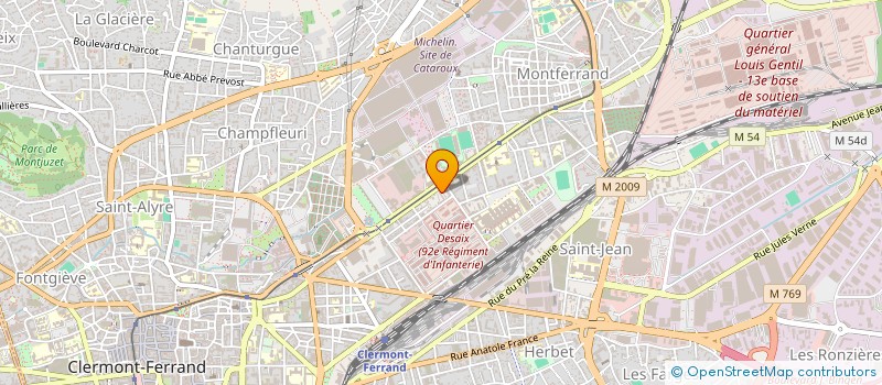 localisation de l'entreprise MADAME MARINE MONPERTUIS à CLERMONT-FERRAND