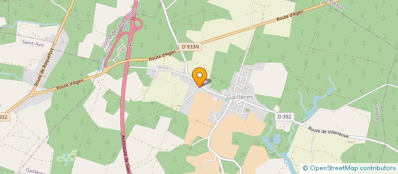 localisation de l'entreprise MADAME MARINE MONTAGUT  GAILLERES