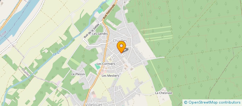 localisation de l'entreprise MADAME MARINE MONTBAILLY  CHAILLES