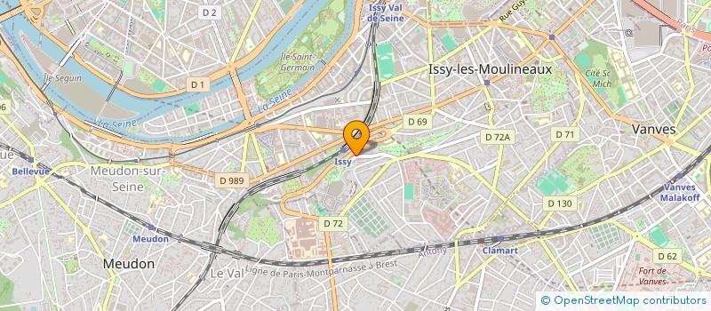 localisation de l'entreprise MADAME MARINE MONTI à ISSY-LES-MOULINEAUX