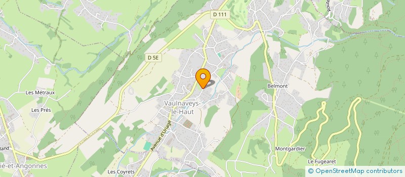 localisation de l'entreprise MADAME MARINE MONTICO  VAULNAVEYS-LE-HAUT