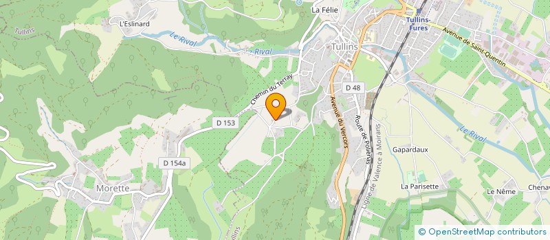 localisation de l'entreprise MADAME MARINE MOONEN  TULLINS