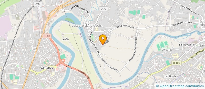 localisation de l'entreprise MADAME MARINE MORALES à ALBI