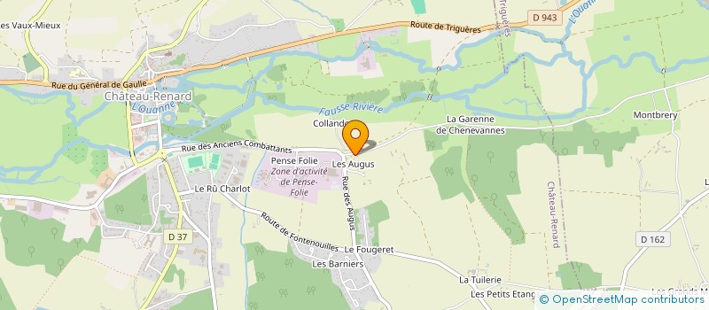 localisation de l'entreprise MADAME MARINE MOREAU  CHATEAU-RENARD