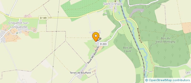 localisation de l'entreprise MADAME MARINE MOREL  SAINT-CRESPIN