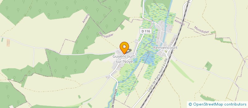 localisation de l'entreprise MADAME MARINE MOSER  GUYENCOURT-SUR-NOYE