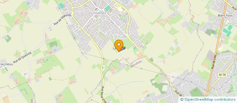 localisation de l'entreprise MADAME MARINE MOUSSERON  LINSELLES