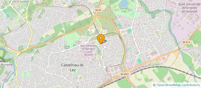 localisation de l'entreprise MADAME MARINE MOUTET  CASTELNAU-LE-LEZ
