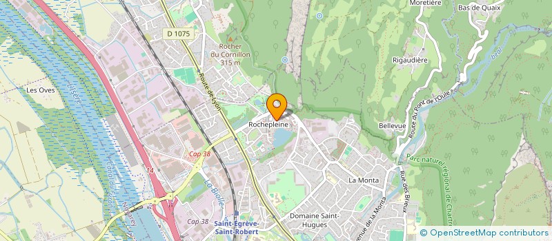 localisation de l'entreprise MADAME MARINE MUGNIER  SAINT-EGREVE