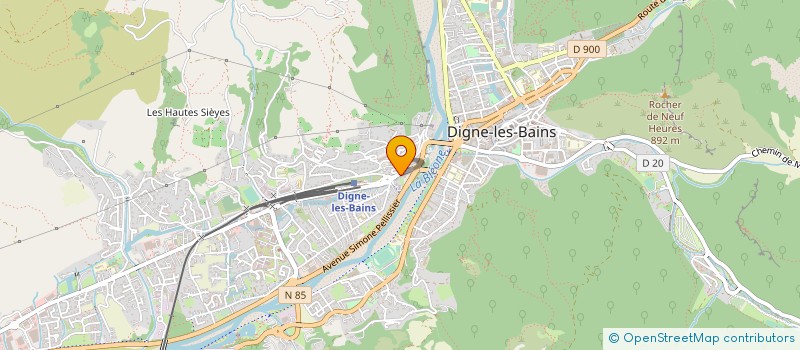 localisation de l'entreprise MADAME MARINE MULLER à DIGNE-LES-BAINS