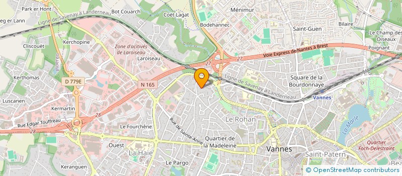 localisation de l'entreprise MADAME MARINE NAI-IM à VANNES