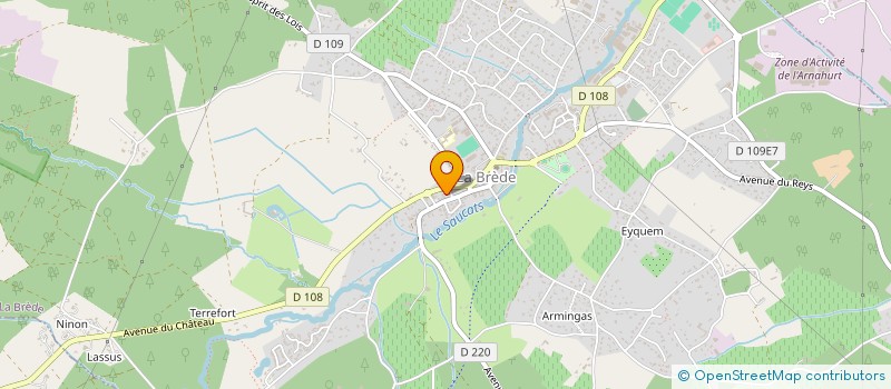 localisation de l'entreprise MADAME MARINE NAPAL  LA BREDE