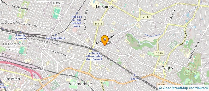 localisation de l'entreprise MADAME MARINE NARBONI à LE RAINCY
