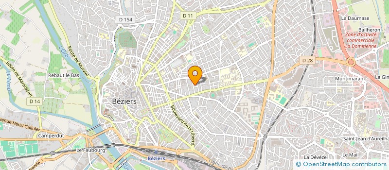 localisation de l'entreprise MADAME MARINE NAREJOS  BEZIERS