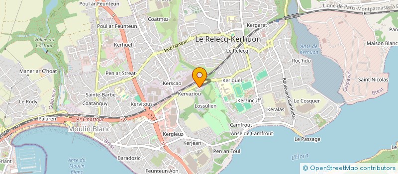 localisation de l'entreprise MADAME MARINE NEVES  LE RELECQ-KERHUON