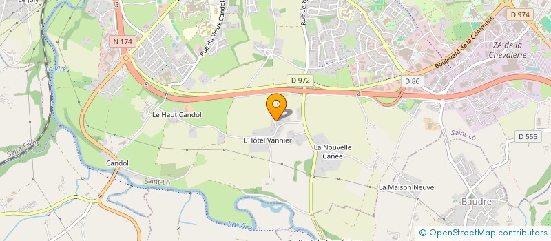 localisation de l'entreprise MADAME MARINE NICOLLE  SAINT-LO