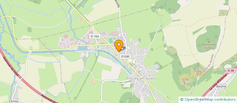 localisation de l'entreprise MADAME MARINE NIEF  POUILLY-EN-AUXOIS