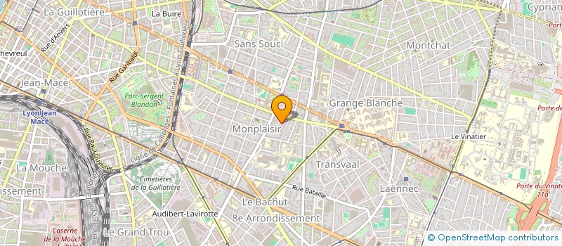 localisation de l'entreprise MADAME MARINE NOUHAUD  LYON