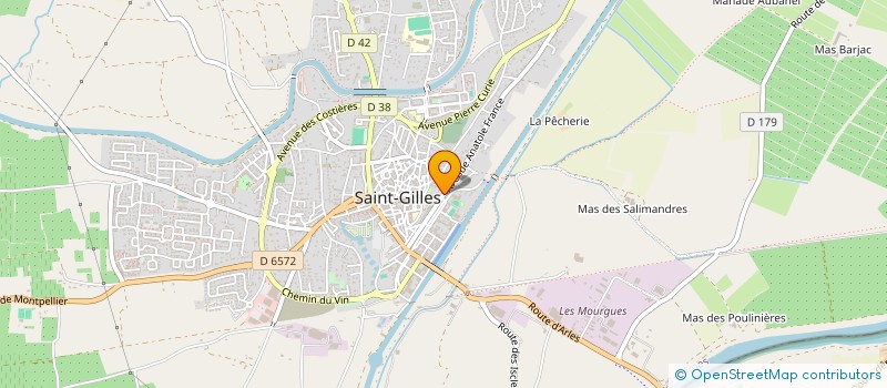 localisation de l'entreprise MADAME MARINE NOVELLI  SAINT-GILLES