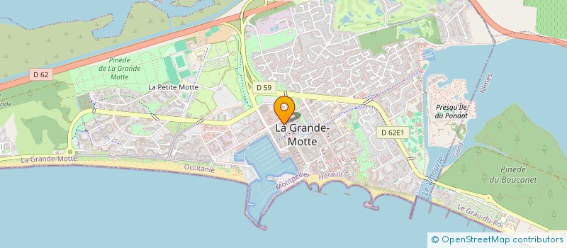 localisation de l'entreprise MADAME MARINE NUNES DE CARVALHO à LA GRANDE-MOTTE