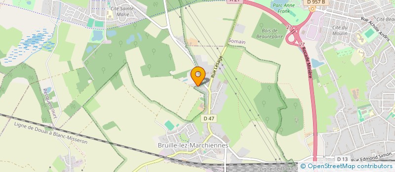 localisation de l'entreprise MADAME MARINE OBERT  FENAIN