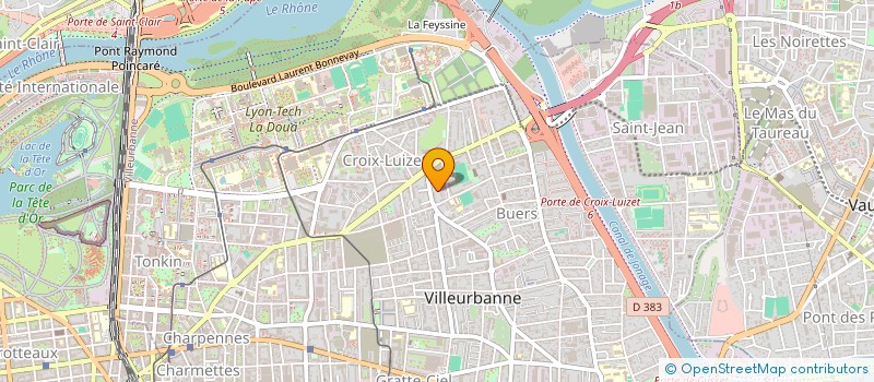 localisation de l'entreprise MADAME MARINE OGIER  VILLEURBANNE