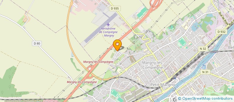 localisation de l'entreprise MADAME MARINE OKETOKOUN  MARGNY-LES-COMPIEGNE