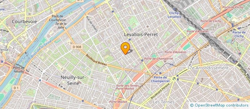 localisation de l'entreprise MADAME MARINE ORLOW à LEVALLOIS-PERRET