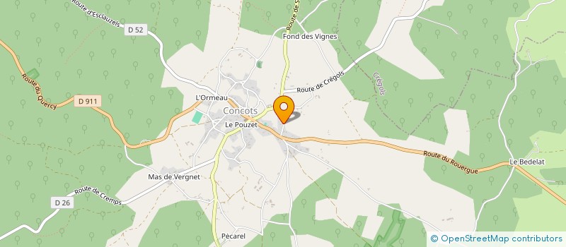 localisation de l'entreprise MADAME MARINE ORTUNO  CONCOTS