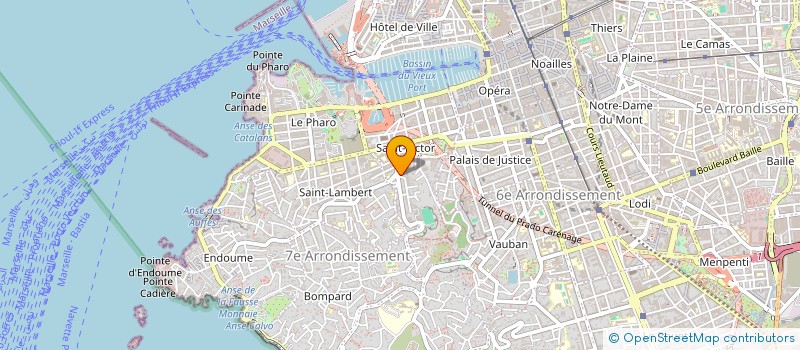 localisation de l'entreprise MADAME MARINE PACAUD à MARSEILLE