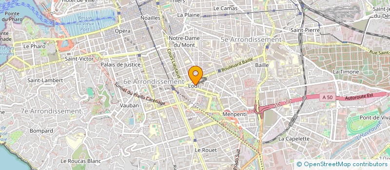 localisation de l'entreprise MADAME MARINE PADOVANI à MARSEILLE