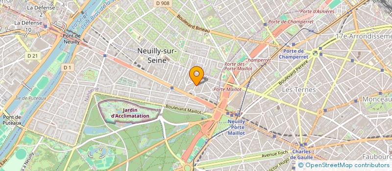 localisation de l'entreprise MADAME MARINE PAJAUD à NEUILLY-SUR-SEINE