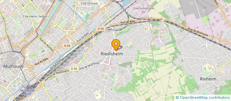 localisation de l'entreprise MADAME MARINE PALMA  RIEDISHEIM